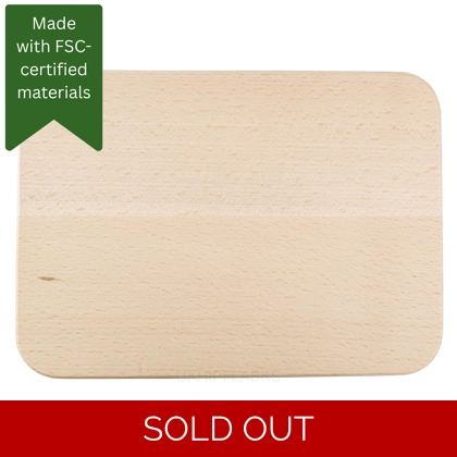 Beech Wood - Rectangular - Plain - Medium - Chopping Board